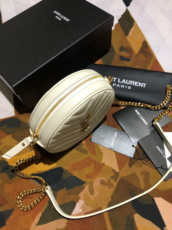 Y*L vinyle round camera bag