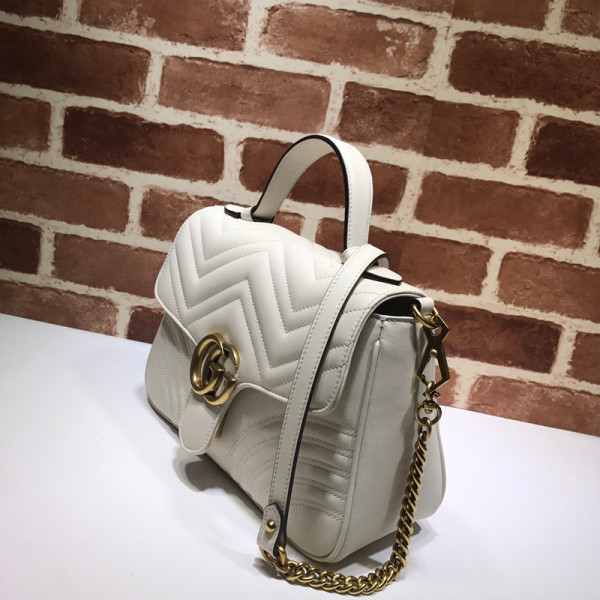 G*u*i gg marmont small top handle bag