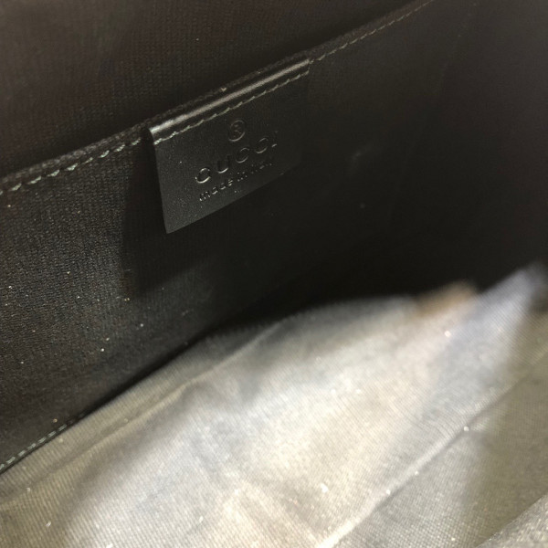 G*u*i gg black shoulder bag