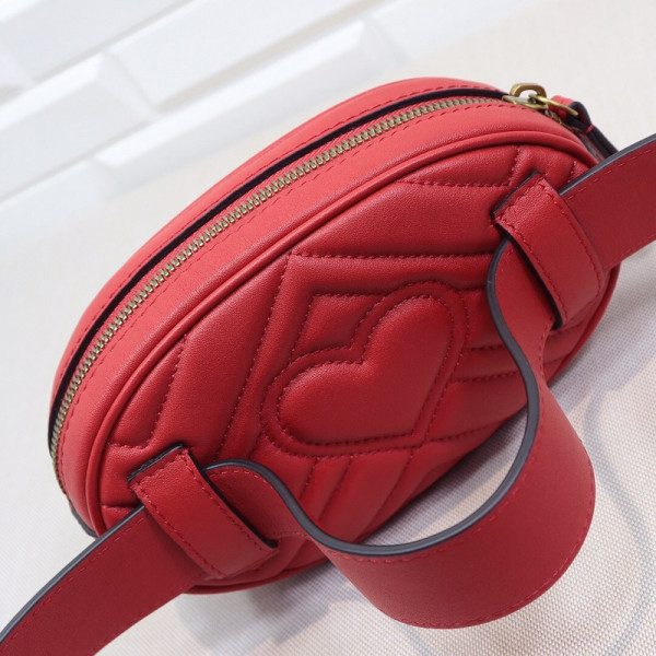 G*u*i gg marmont matelassé leather belt bag