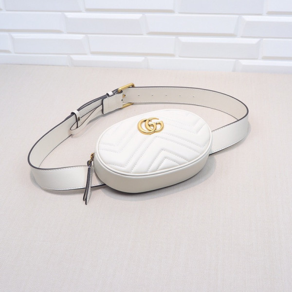 G*u*i gg marmont matelassé leather belt bag