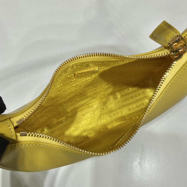 Pra*a re-edition saffiano leather mini bag