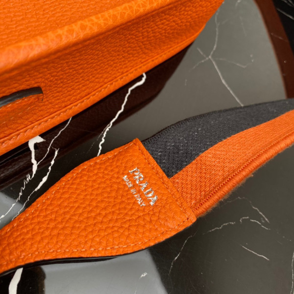 Pra*a leather mini shoulder bag