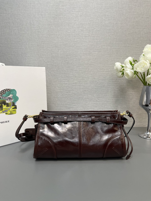 Pra*a small leather shoulder bag