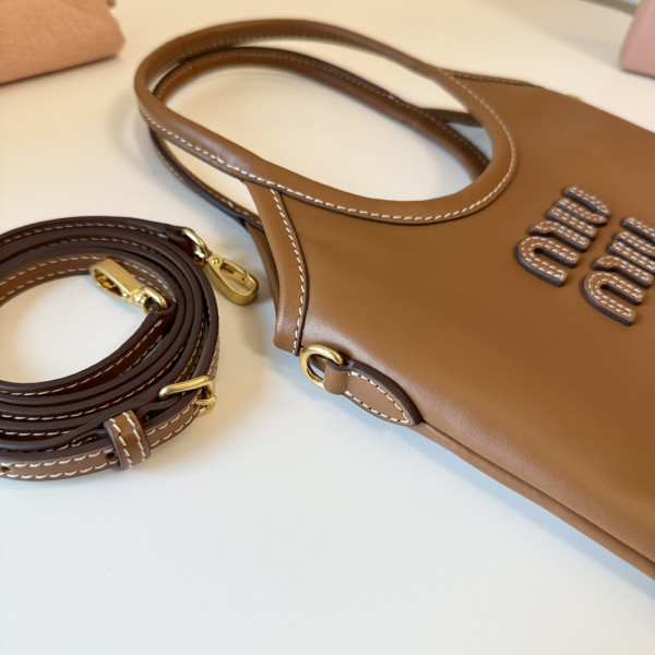 M*um*u ivy leather handbag mini