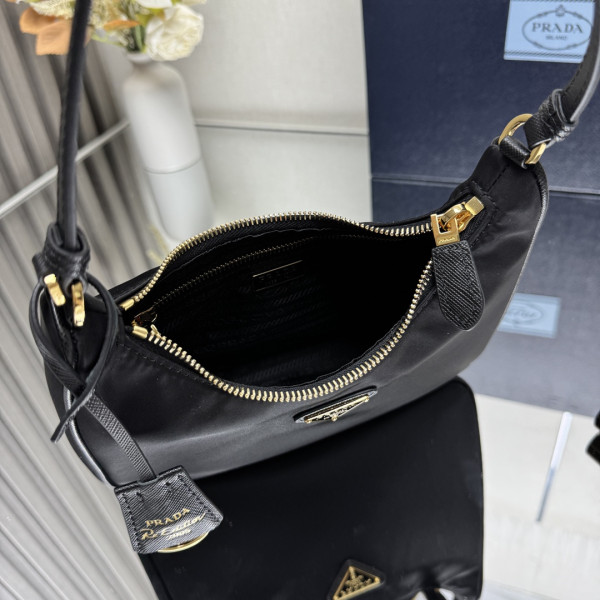 Pra*a re-edition 2005 re-nylon and saffiano mini bag