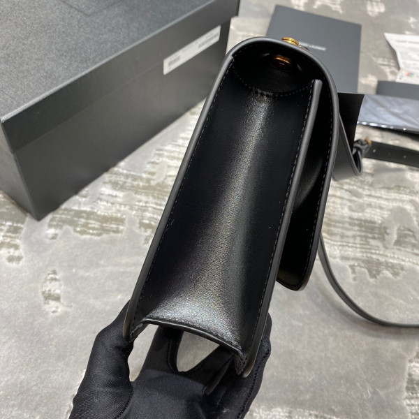 Y*L loulou carre satchel in smooth leather