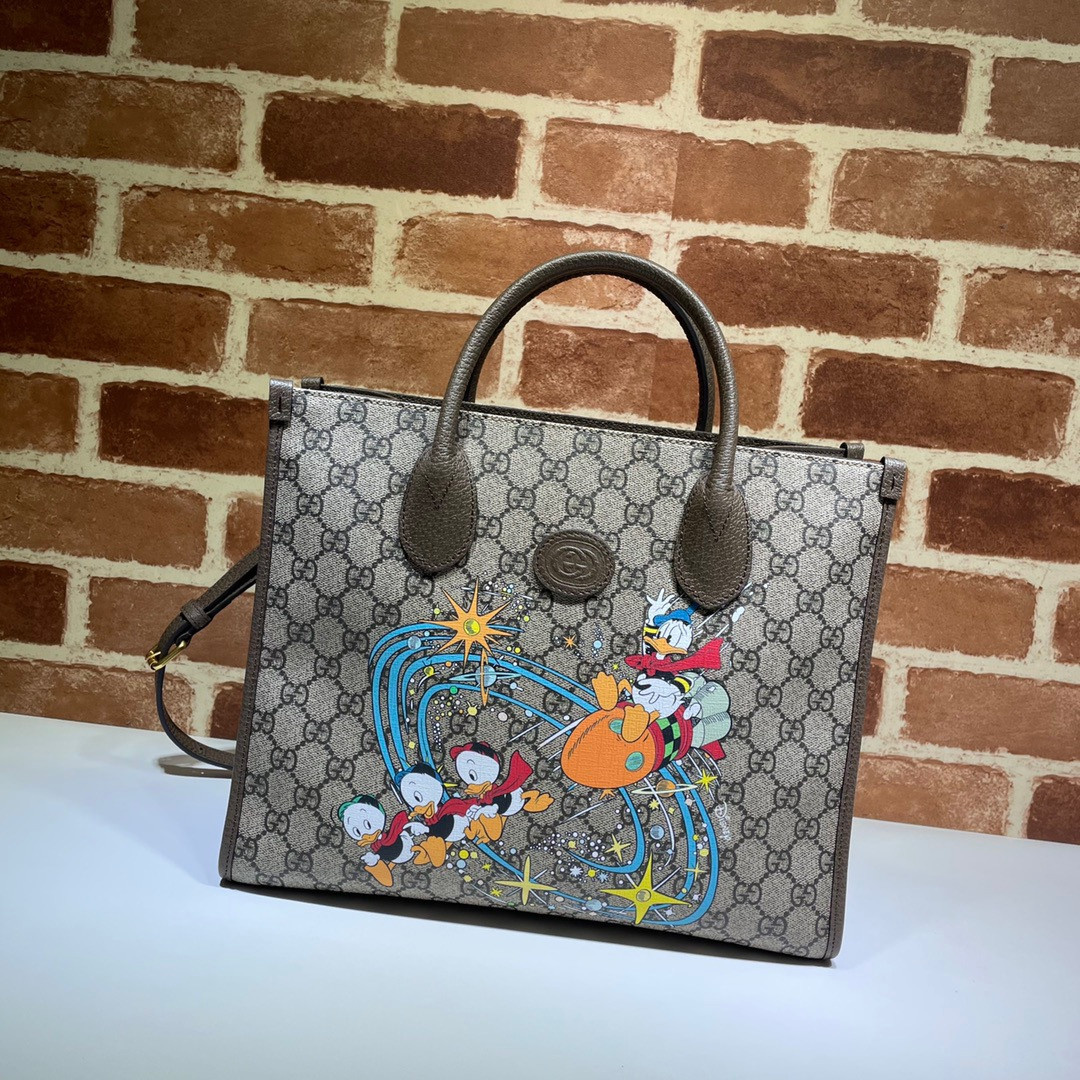 disney x G*u*i donald duck tote bag