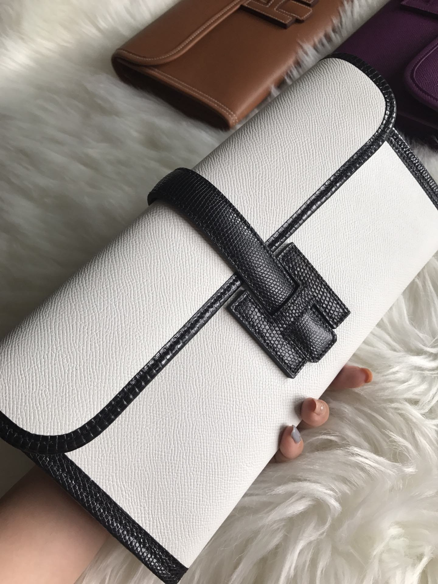 H**mes jige 29cm clutch all handmade