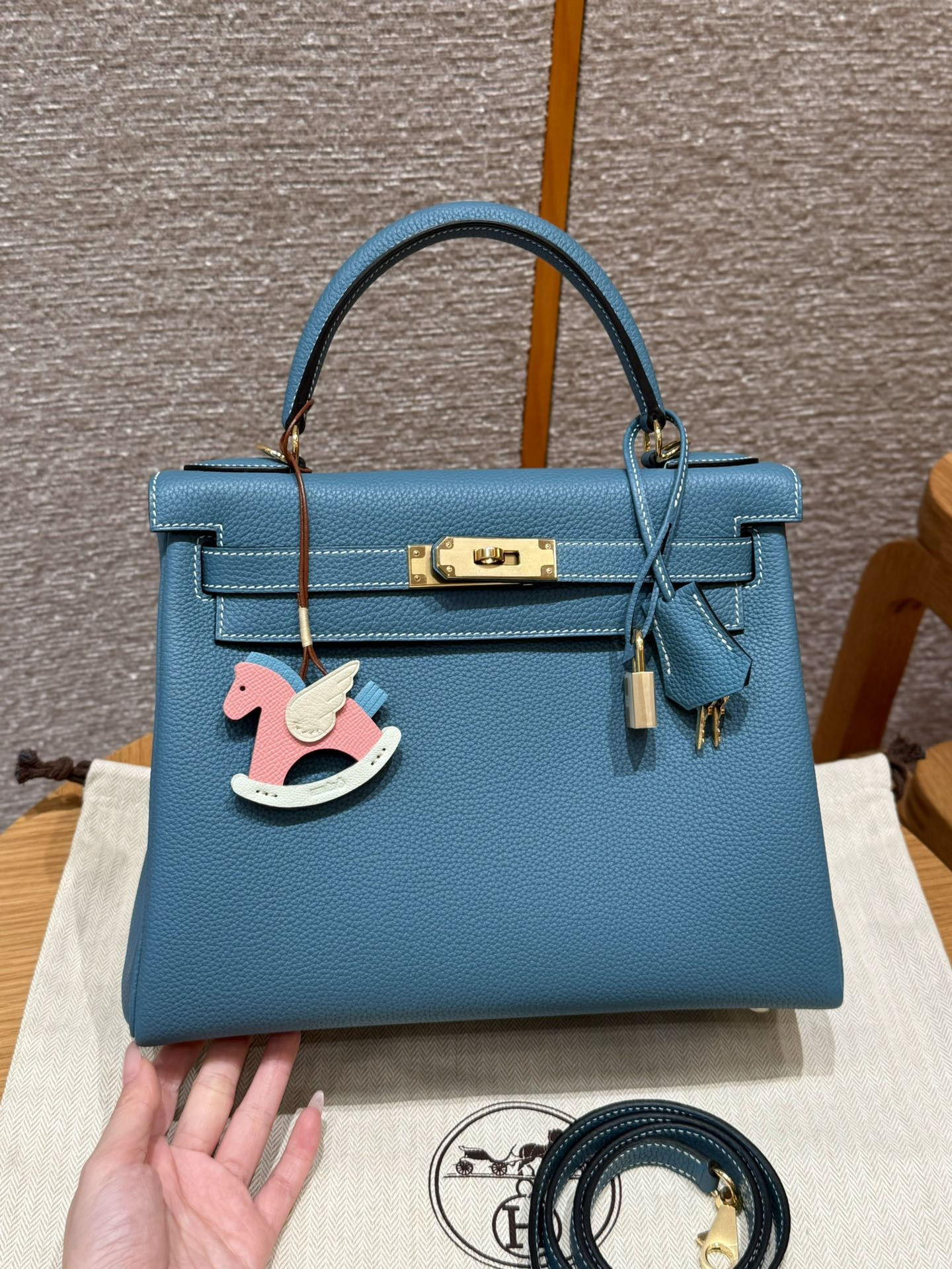 H**mes birkin 25cm-togo leather